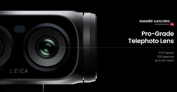 Insta360 Luna Ultra Standard Bundle Cosmic Black akciona kamera