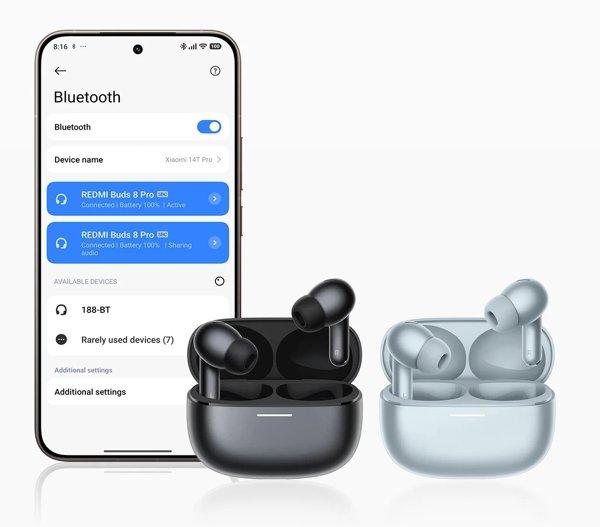 XIAOMI Redmi Buds 8 Pro Obsidian Black slušalice