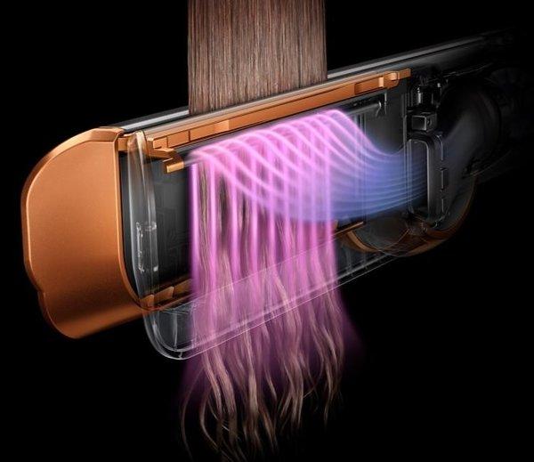 Dyson Airstrait (Red Velvet Gold)