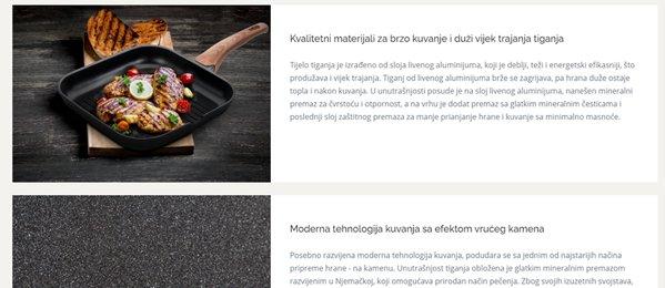 RosMarino grill Black Line 28cm