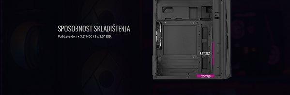 Aerocool CS-107 (Crna)