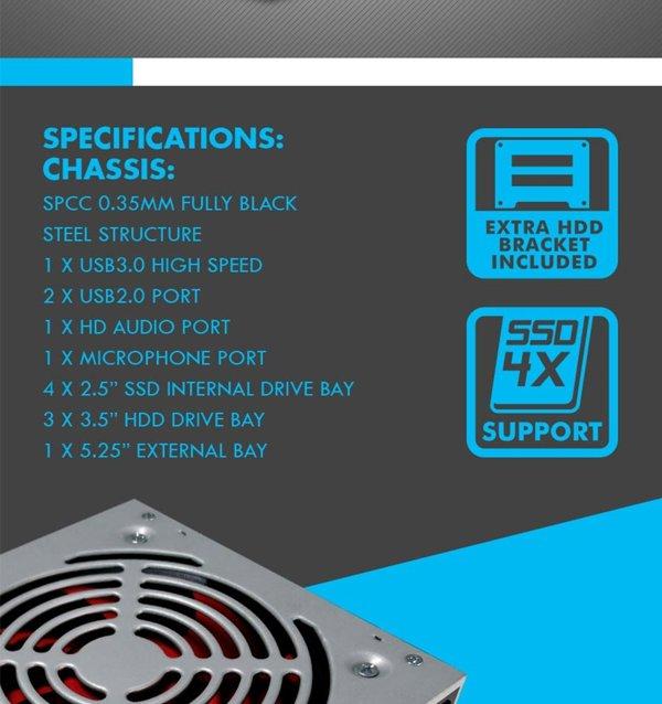 Alcatroz FUTURA BLACK N5000 PRO Black