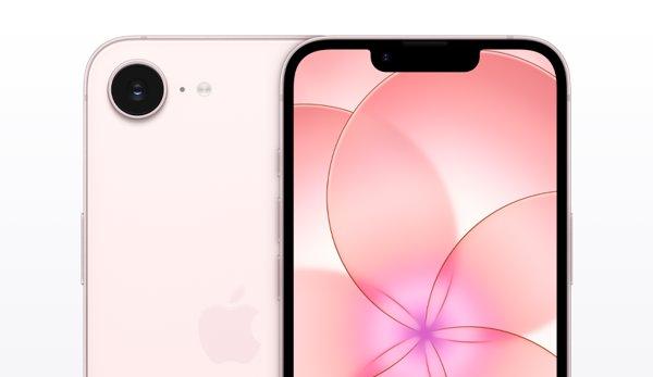 Apple iPhone 17e 256GB Soft Pink smartphone