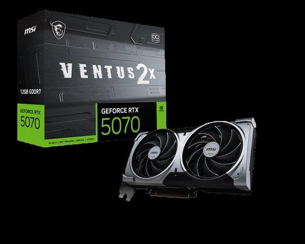 MSI GeForce RTX 5070 12G VENTUS 2X OC grafička kartica