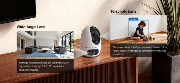 TP-Link Tapo C245D Dual Lens sigurnosna WiFi kamera