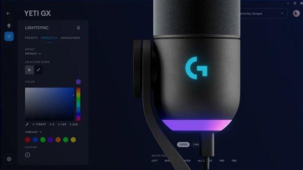 Logitech Yeti GX Black mikrofon