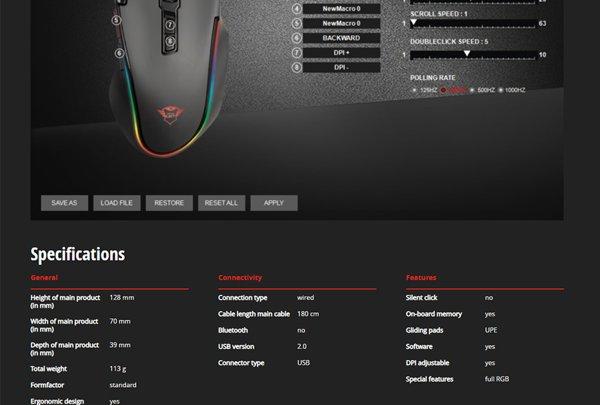 Trust GXT 188 Laban RGB