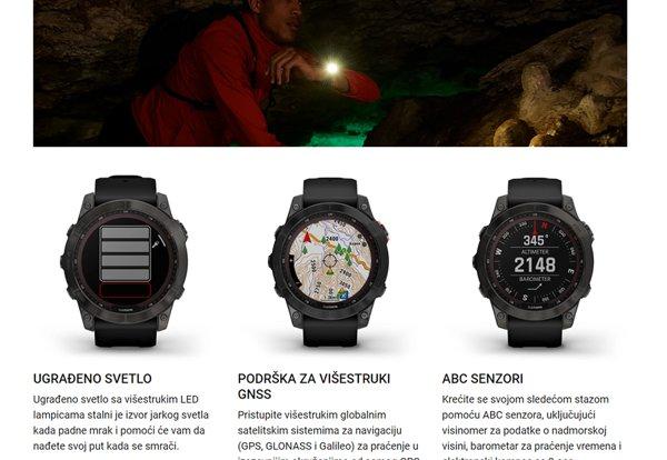 Garmin  Fenix 7X Solar (Slate Gray)