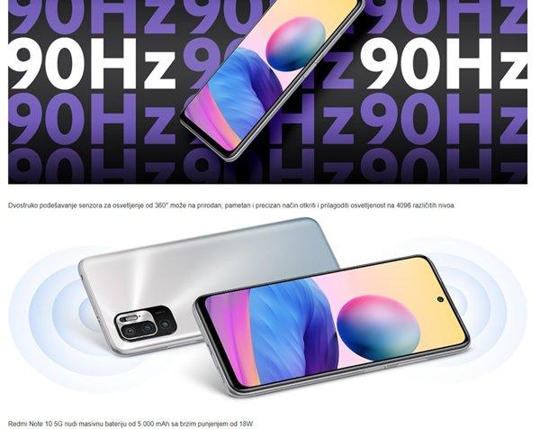 Xiaomi Redmi Note 10 5G 4GB 64GB Chrome Silver