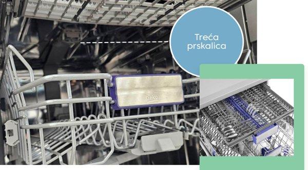 Beko BDFN36640XA mašina za suđe