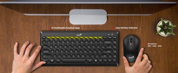 Genius LuxeMate Q8000 Wireless COMBO USB US