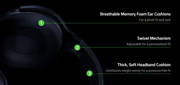 Razer Barracuda X Chroma Phantom Green gaming slušalice