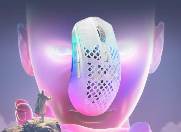 SteelSeries AEROX 3 Wireless Ghost