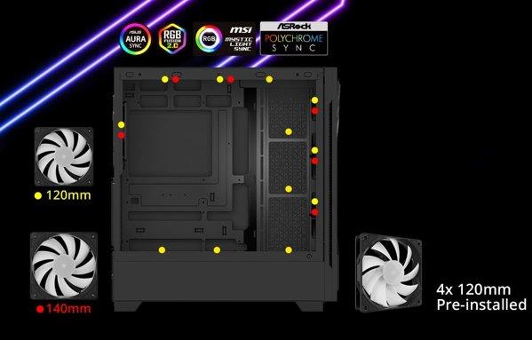 XPG STARKER AIR BTF Black