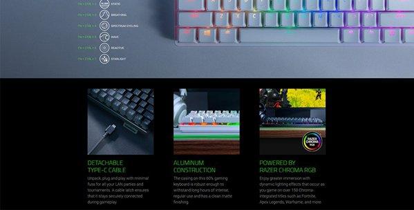 Razer Huntsman Mini Mercury Edition