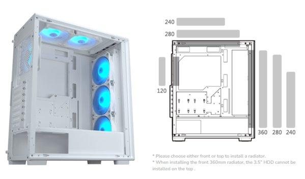 Cougar MX220 RGB Black kućište