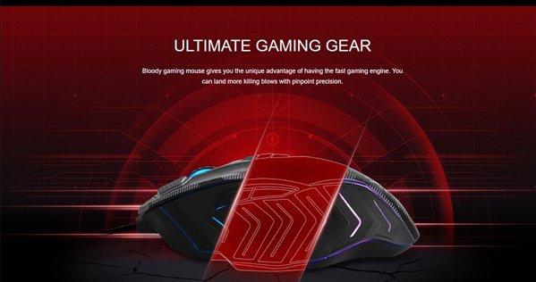 A4Tech J95s Stone Black RGB