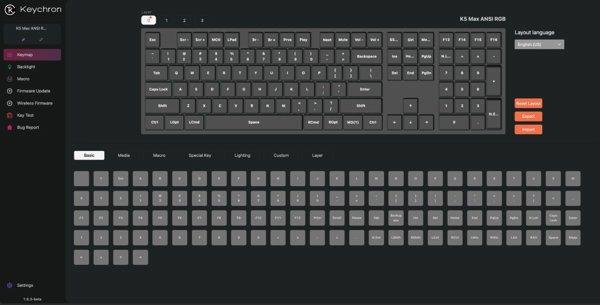 Keychron K5 Max Black tastatura