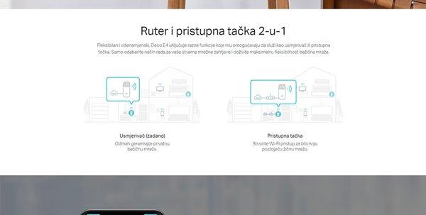 TP LINK Deco E4 Mesh 3pack