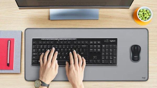 Logitech MK270 Black English International (QWERTY) tastatura i miš