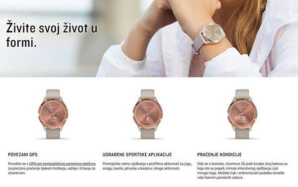 Garmin Vivomove 3S Silver Blue