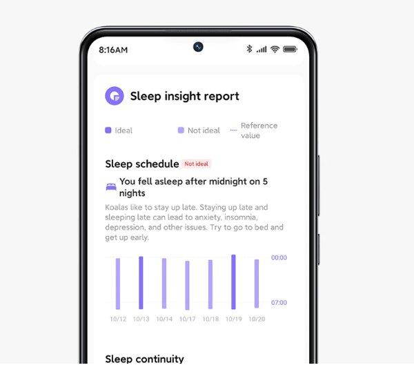 XIAOMI Mi Smart Band 9 Active Beige White smartwatch