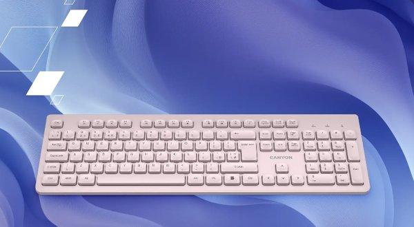 Canyon HKB-W01 Grey tastatura