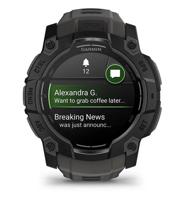 Garmin Instinct 3 50mm AMOLED Gray Green smartwatch