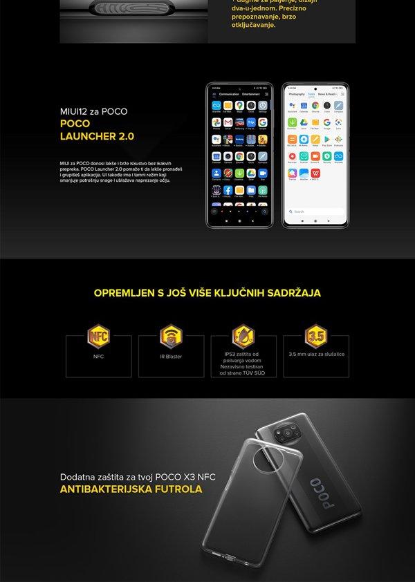 Xiaomi Pocophone X3 64GB COBALT BLUE