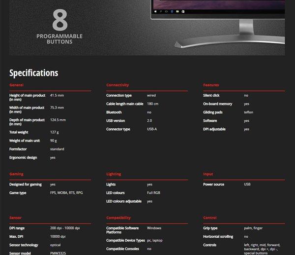 Trust GXT 940 Xidon RGB