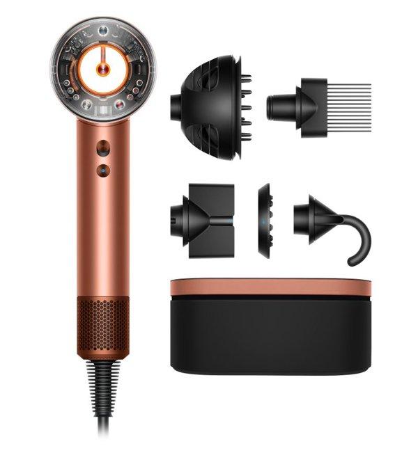 Dyson Supersonic Nural Curly + Coily (Amber Silk/ Pink Champagne)&nbsp;fen