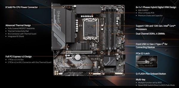 Gigabyte B760M GAMING X