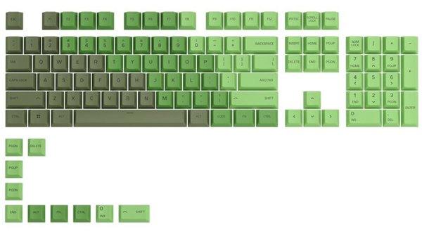 Glorious GPBT Keycaps (Olive/114 pcs)