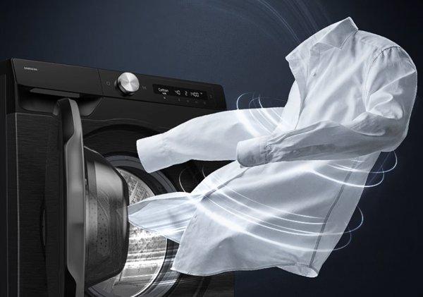 Samsung veš mašina (kombinovana) AI Wash 10kg + 6kg (Crna)