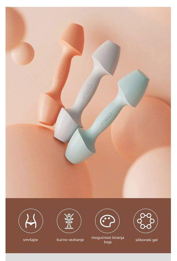 Xiaomi CLASSIC WOMENS WAVE DUMBBELLS 1kg x 2