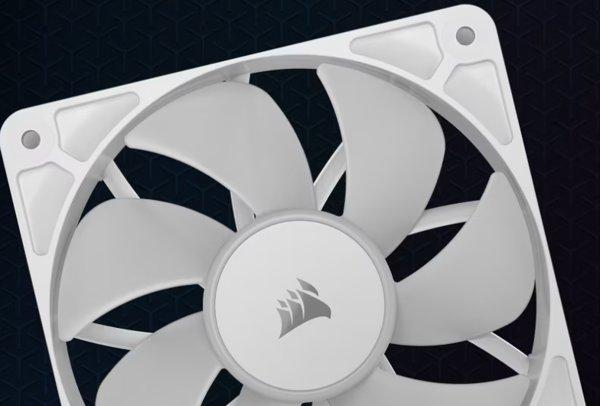 Corsair RS120 ARGB 120mm PWM Fans White (Triple Pack)