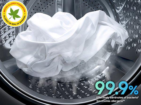 Samsung veš mašina (kombinovana) AI Wash 10kg + 6kg (Crna)