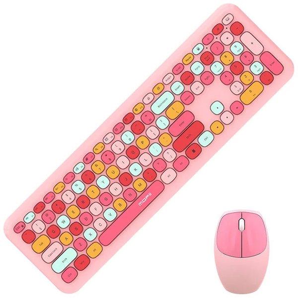 MOFII 666 2.4G Wireless Set Pink
