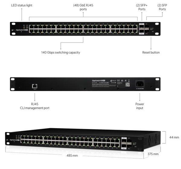 Ubiquiti ES-48-500W EU