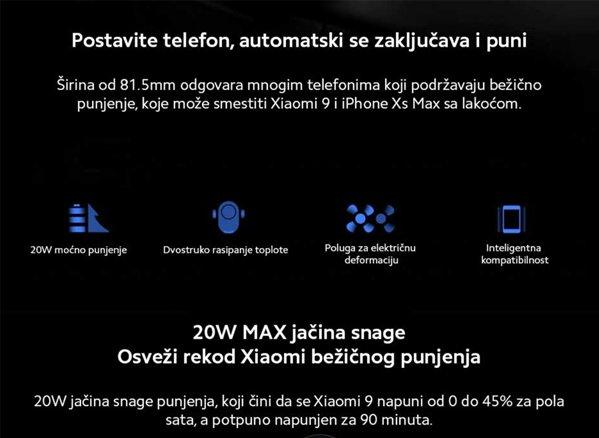 Xiaomi Mi 20W Wireless Car Charger