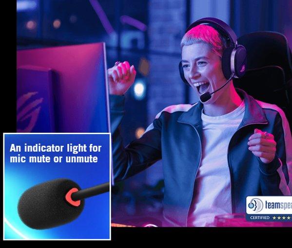 Asus Rog Pelta Black gaming slušalice