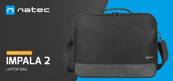 Natec IMPALA 2 17&nbsp;Onyx Black torba