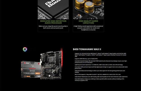 MSI B450 TOMAHAWK MAX II