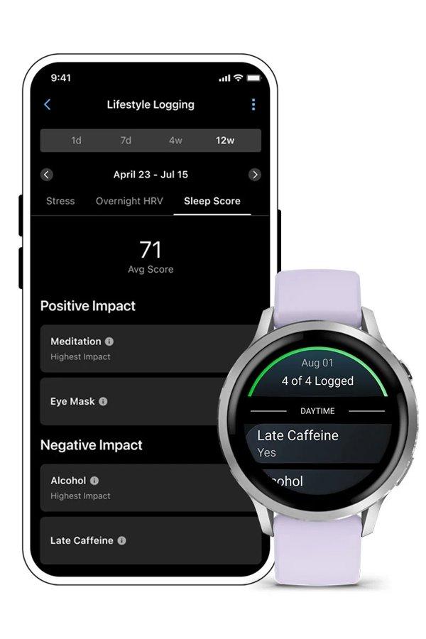 GARMIN VENU 4 45mm Black smartwatch 