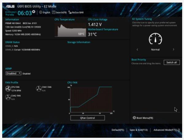 Asus PRIME H610M-K matična ploča