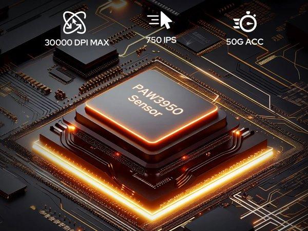 Redragon K1NG Ultra orange miš