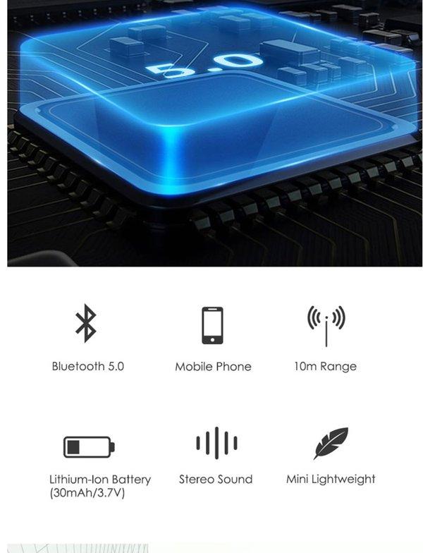 SONICGEAR EARPUMP TWS 3+ Black