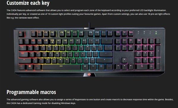 Trust GXT 890 Cada RGB