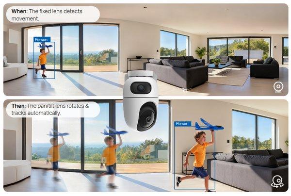 TP-Link Tapo C245D Dual Lens sigurnosna WiFi kamera