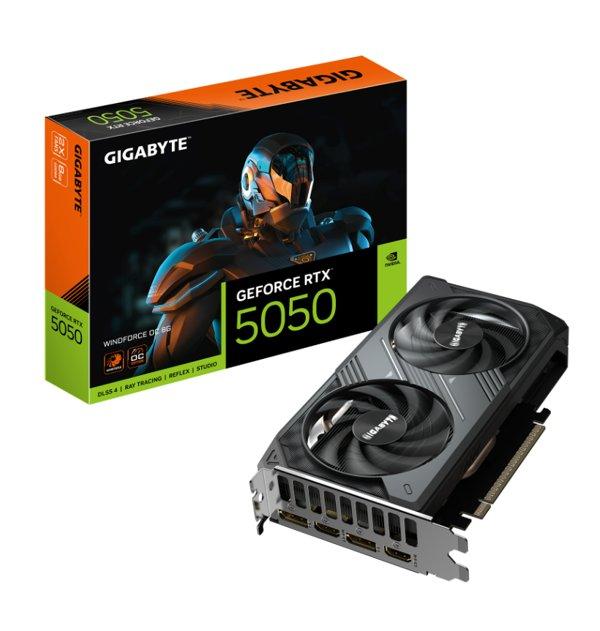 GIGABYTE RTX 5050 WINDFORCE OC 8GB grafička kartica